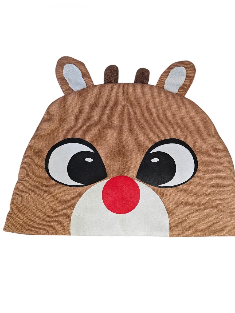 Rudolph the Red-Nosed Reindeer themed holiday toddler beanie hat One Size